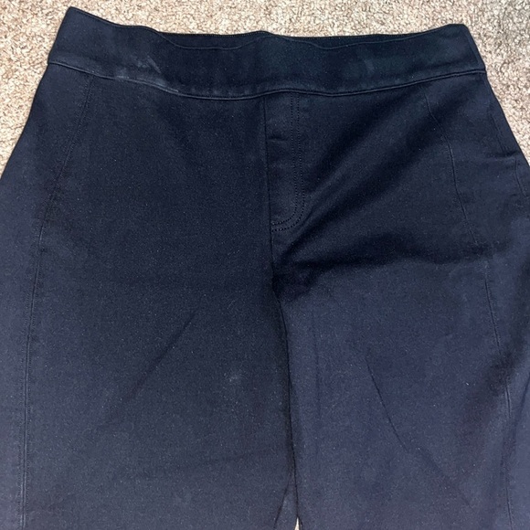 SPANX The Perfect Pant Slim Straight Ponte Knit Pull-On Black LP Large Petite - Picture 5 of 11